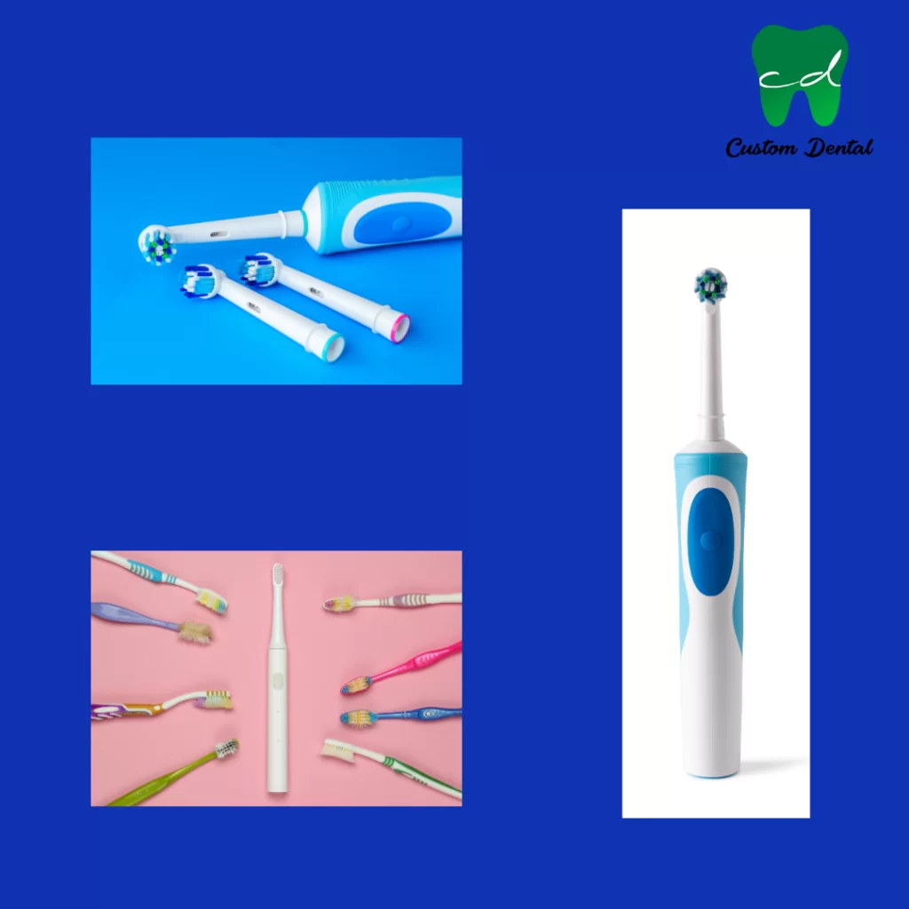 Tipos de Cepillos dentales recomendados por Custom Dental