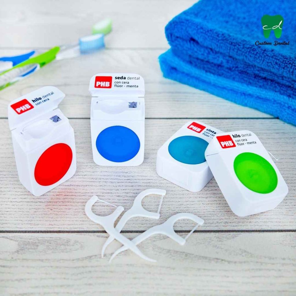 Complementos del cepillado tradicional. Hilo dental y cepillos interdentales.