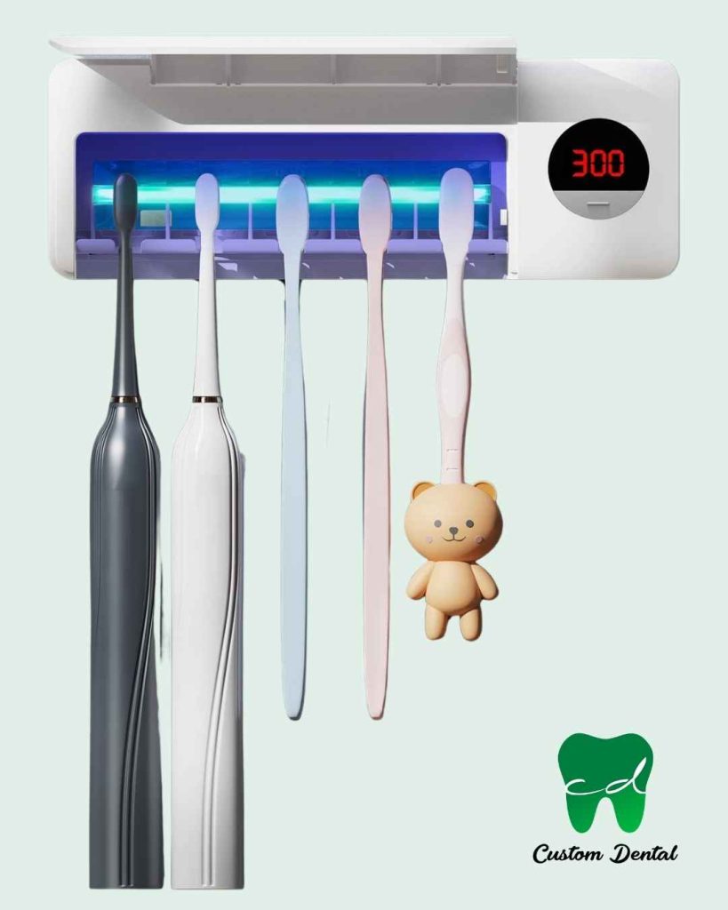 desinfección UV para cepillos dentales.