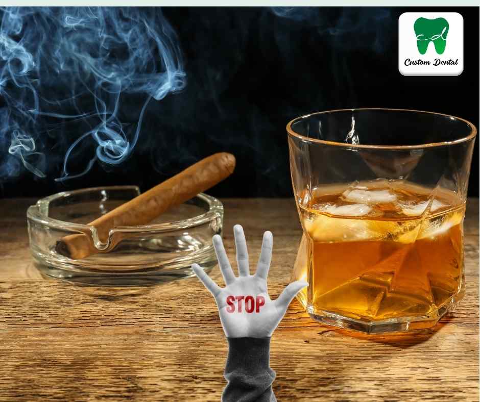 evita el alcohol y el tabaco